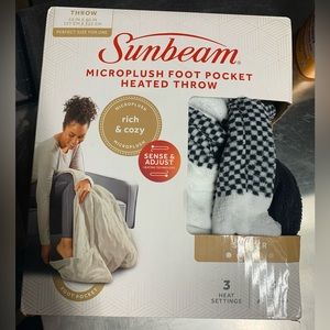 Sunbeam heated throw